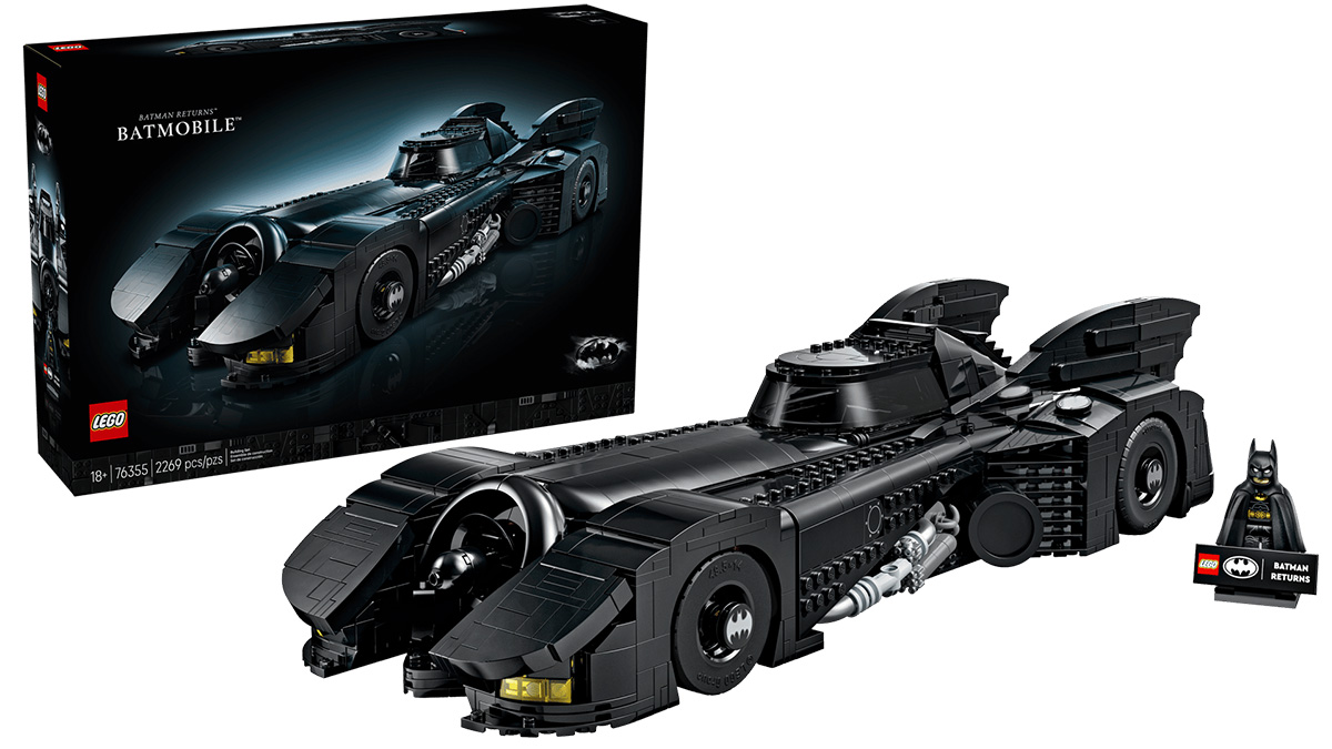 batman returns batmobile lego set